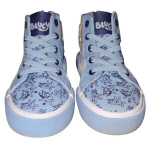 Bluey Kids High-Top Sneakers - size 9